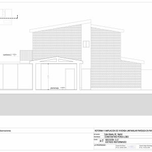 REFORMA Y AMPLIACION DE VIVIENDA UNIFAMILIAR